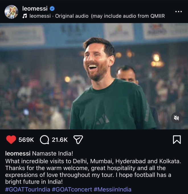 Messi in India